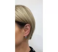 Náušnice z bieleho zlata 3380