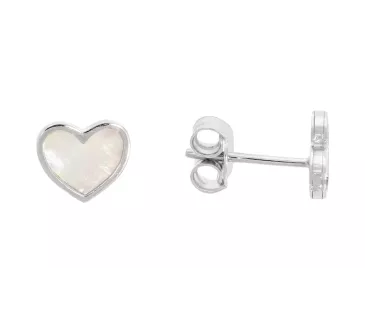 Náušnice z bieleho zlata 3710