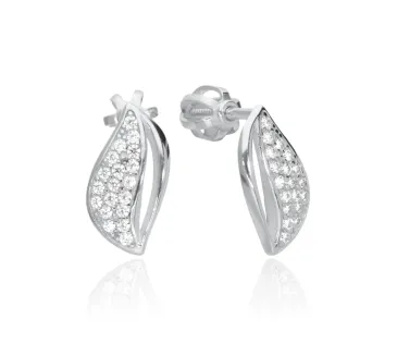 Náušnice z bieleho zlata 4421