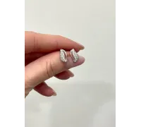 Náušnice z bieleho zlata 4421