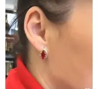 Zlaté náušnice 1292