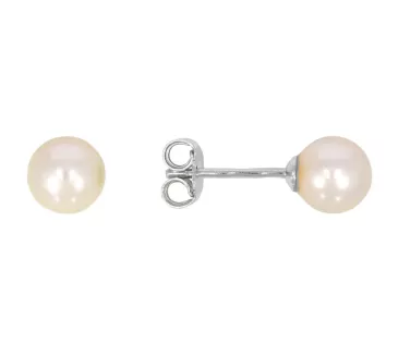 Náušnice z bieleho zlata 3711