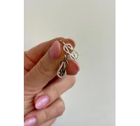 Náušnice z bieleho zlata 4091