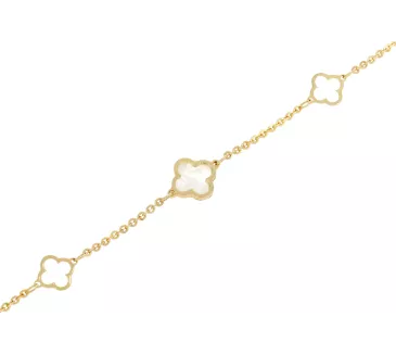 Zlatá retiazka na nohu 1242