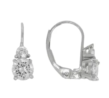 Náušnice z bieleho zlata 4092