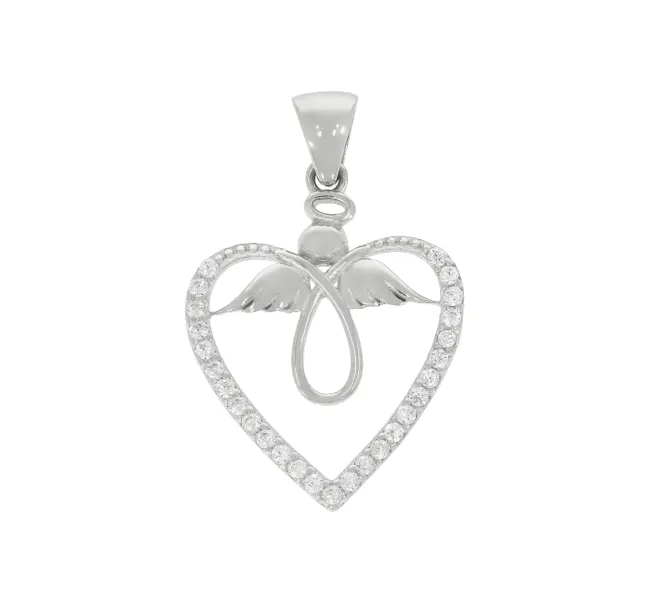 Prívesok z bieleho zlata 1529