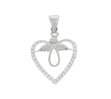 Prívesok z bieleho zlata 1529