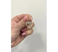 Prívesok z bieleho zlata 1529