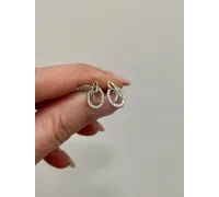 Náušnice z bieleho zlata 4430