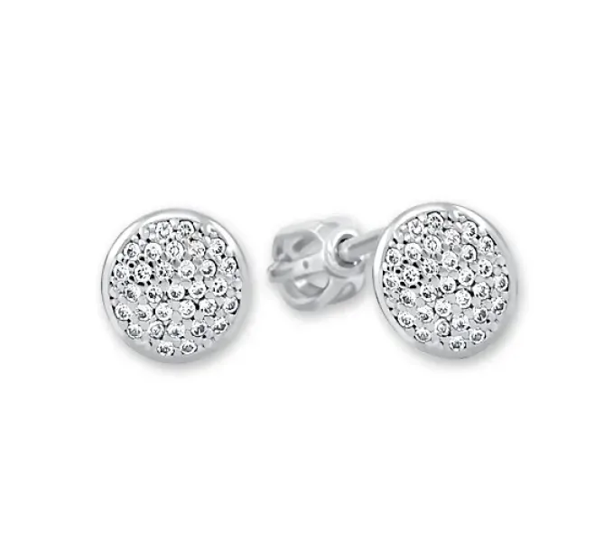 Náušnice z bieleho zlata 4431