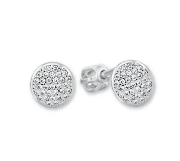 Náušnice z bieleho zlata 4431