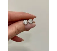 Náušnice z bieleho zlata 4431