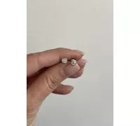 Náušnice z bieleho zlata 2308