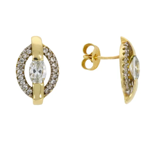 Zlaté náušnice 1088