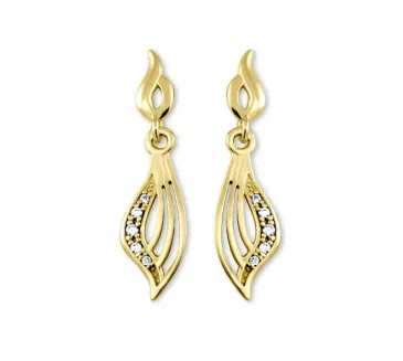 Zlaté náušnice 4434