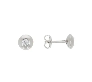 Náušnice z bieleho zlata 4097