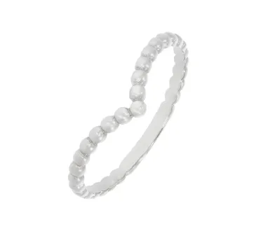 Prsteň z bieleho zlata 2685