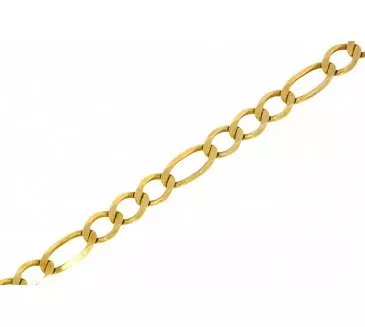 Zlatý náramok Figaro 4,5mm 119