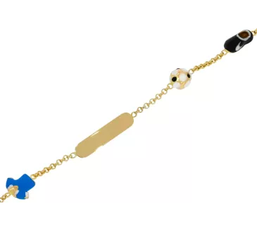 Detský zlatý náramok 880