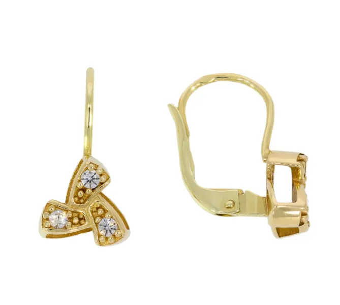 Zlaté náušnice 4447