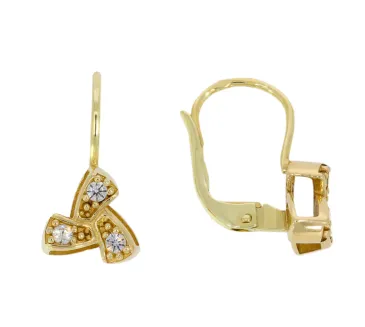 Zlaté náušnice 4447