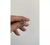 Náušnice z bieleho zlata 3397