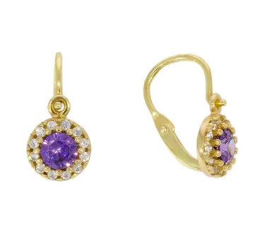 Detské zlaté náušnice 4449