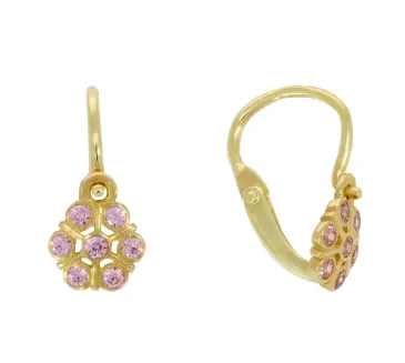 Detské zlaté náušnice 4456