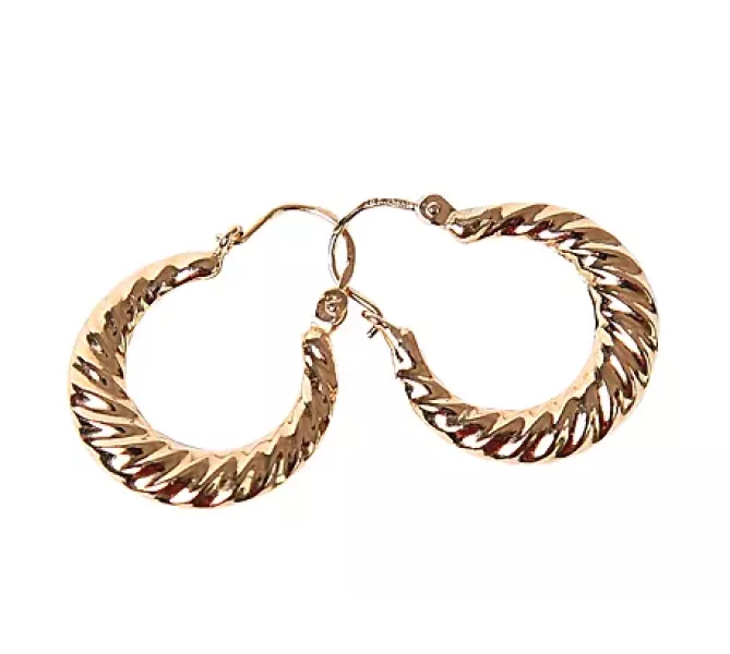 Zlaté náušnice 679