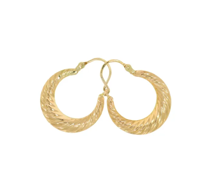 Zlaté náušnice 679