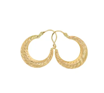 Zlaté náušnice 679