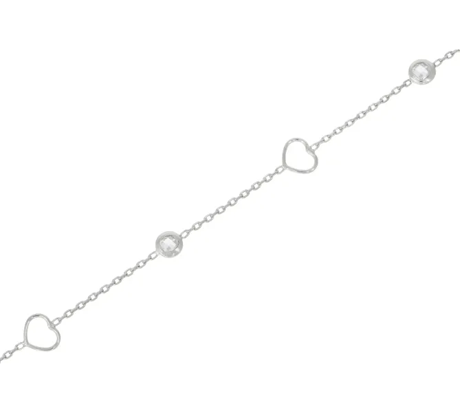 Náramok z bieleho zlata 1320