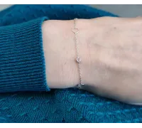 Náramok z bieleho zlata 1320