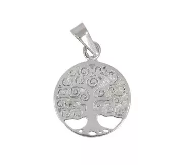 Prívesok z bieleho zlata 598