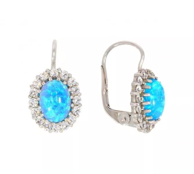 Náušnice z bieleho zlata 2975