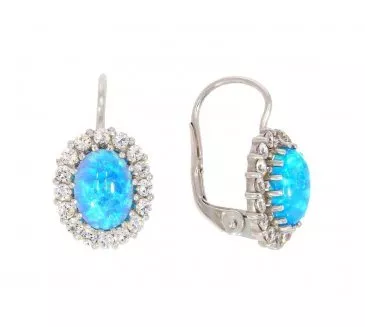 Náušnice z bieleho zlata 2975