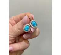 Náušnice z bieleho zlata 2975