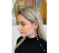 Náušnice z bieleho zlata 2975