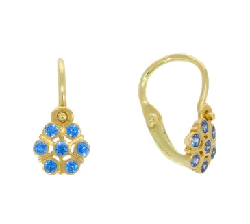 Detské zlaté náušnice 4453