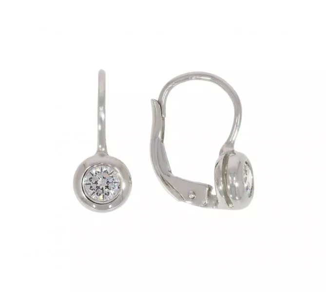 Náušnice z bieleho zlata 2976