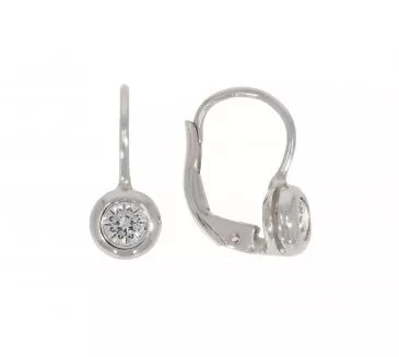 Náušnice z bieleho zlata 2976