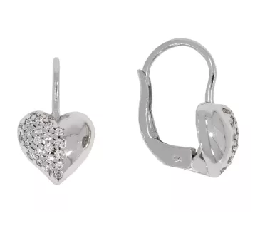 Náušnice z bieleho zlata 2090