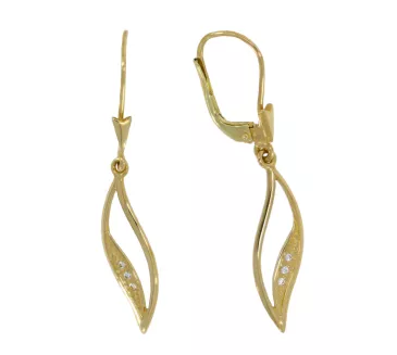 Zlaté náušnice 3398