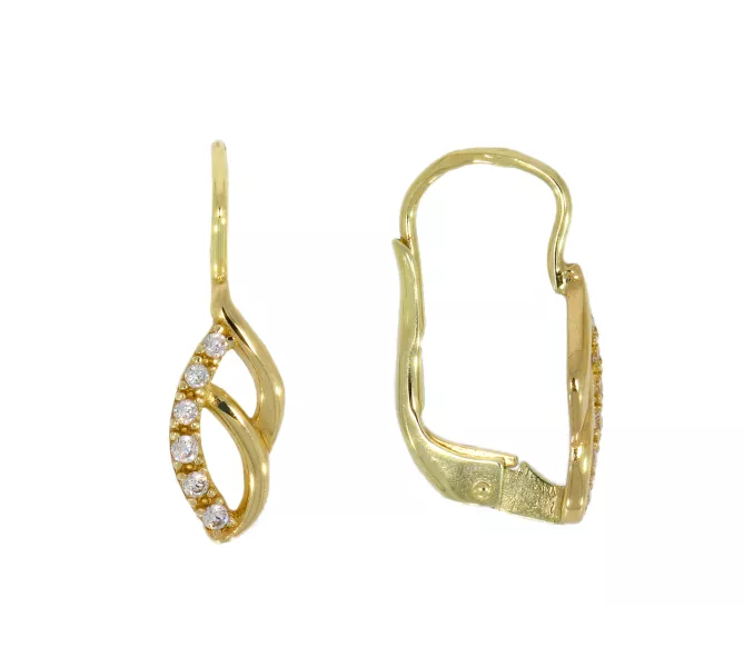 Zlaté náušnice 3399