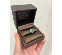 Diamantový prsteň z bieleho zlata 131