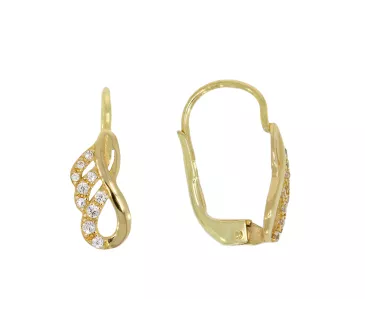 Zlaté náušnice 3404