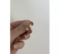 Zlaté náušnice 3405