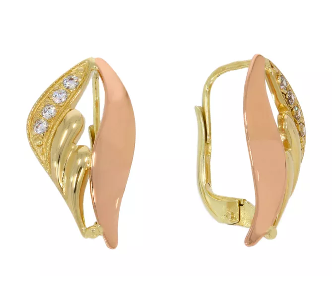 Zlaté náušnice 3406