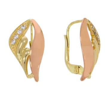 Zlaté náušnice 3406