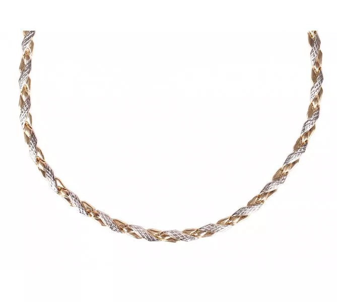 Zlatý náhrdelník a náramok 121